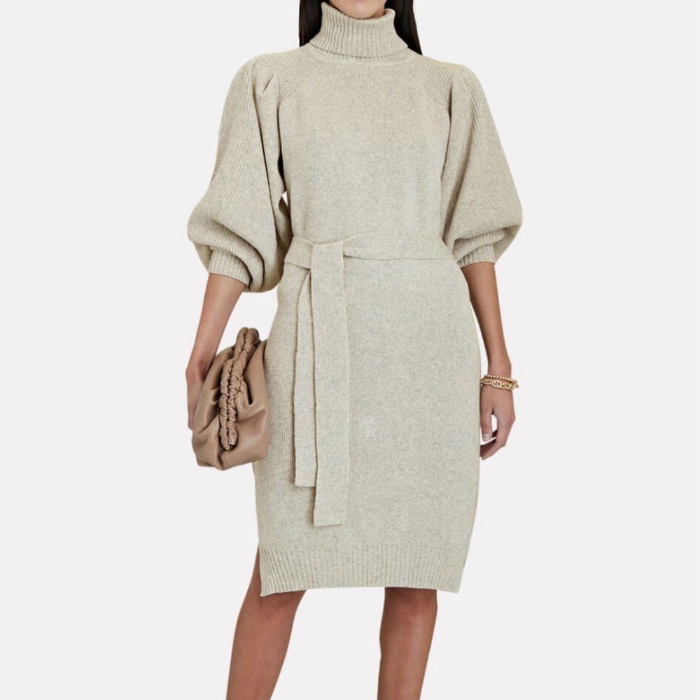 Magali Pascal Ambar Sweater Turtleneck Dress Sz S